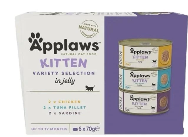 Applaws Multipack Kitten Selezione Mista Jelly 6 x 70 g