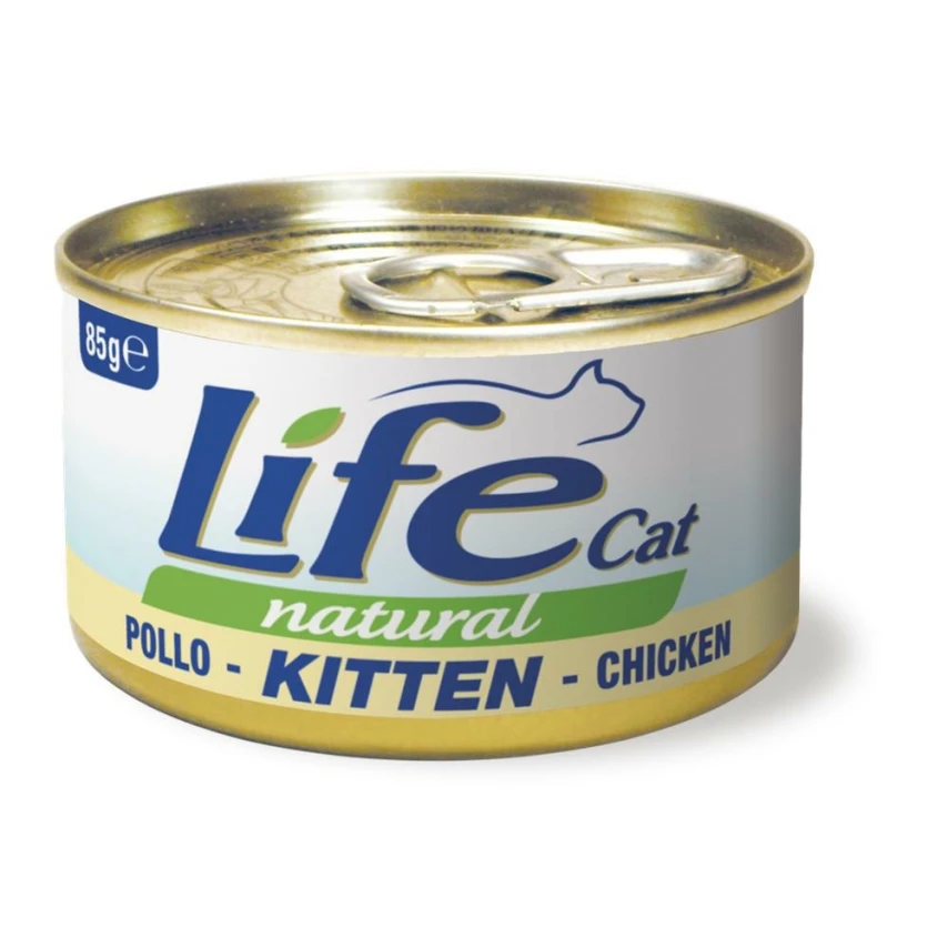 Lifepet Lifecat New Kitten Pollo 85 g - Umido per gattini
