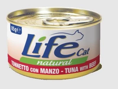 Lifepet Lifecat New Tonnetto/Manzo 85 g