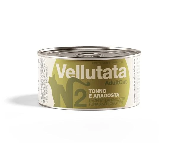 Naturalcode V02 Gatto Vellutata Tonno/Aragosta 85 g