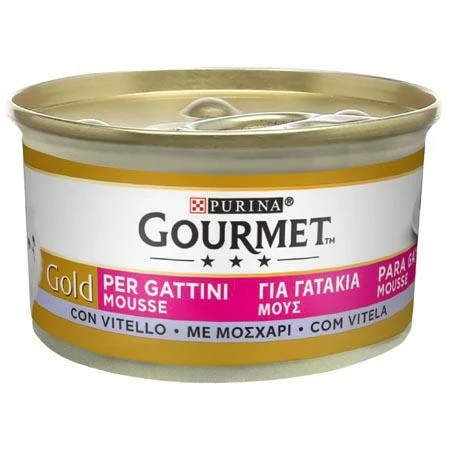 Purina Gourmet Gold Mousse Gattini Vitello 85 g