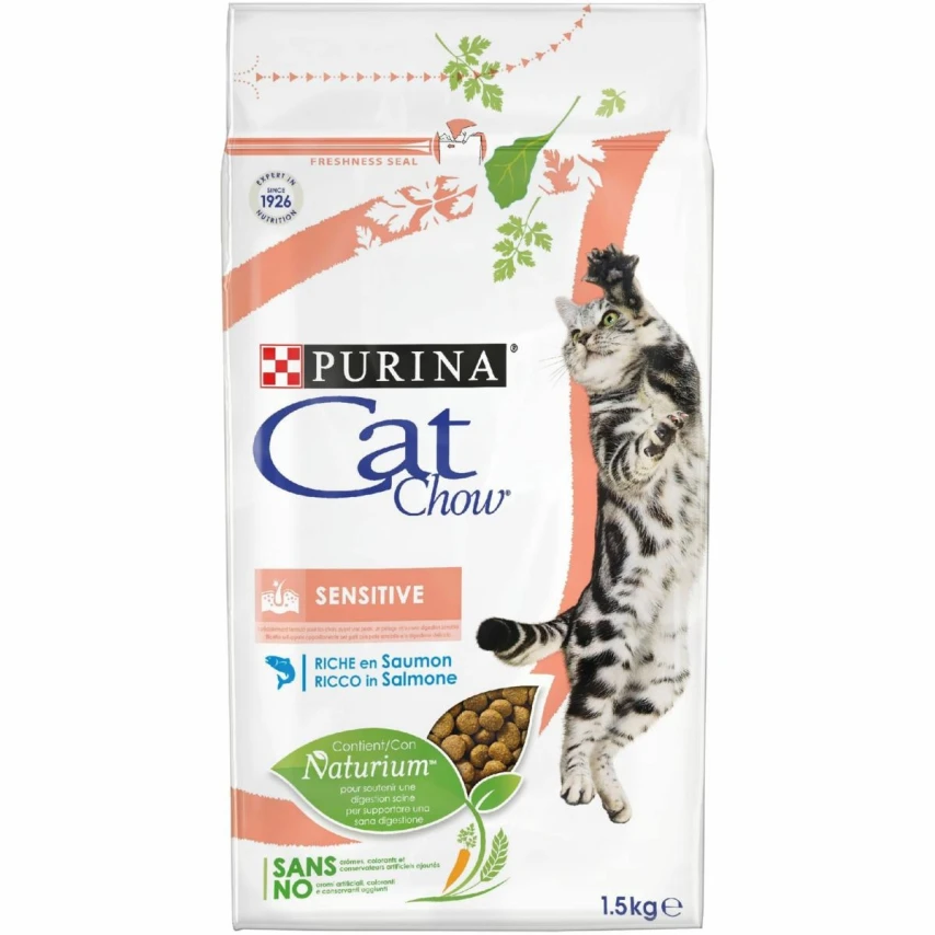 Purina Cat Chow Sensitive Salmone 1,5 kg