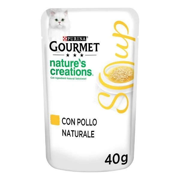 Purina Gourmet Nature's Creation Soup Pollo 16 x 40 g