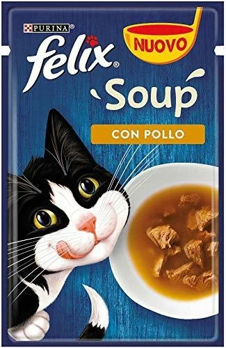 Purina Felix Soup al Pollo 30 x 48 g
