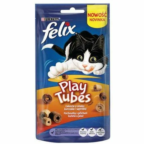 Purina Felix Play Tubes Pollo e Fegato 50 g
