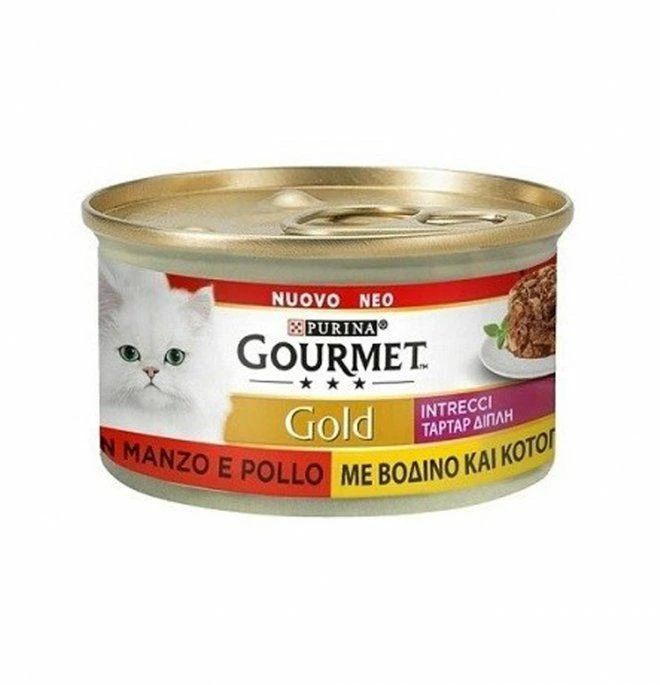 Purina Gourmet Gold Intrecci Pollo/Manzo 85 g