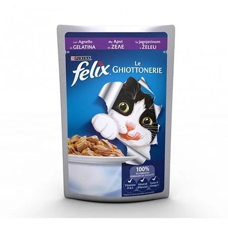 Purina Felix Ghiottonerie Agnello in Gelatina 26 x 85 g