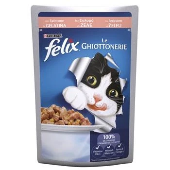 Purina Felix Ghiottonerie Salmone in Gelatina 26 x 85 g