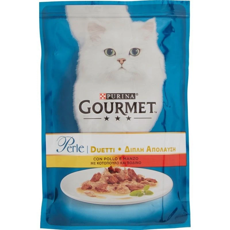 Purina Gourmet Perle Duetti Pollo e Manzo 26 x 85 g