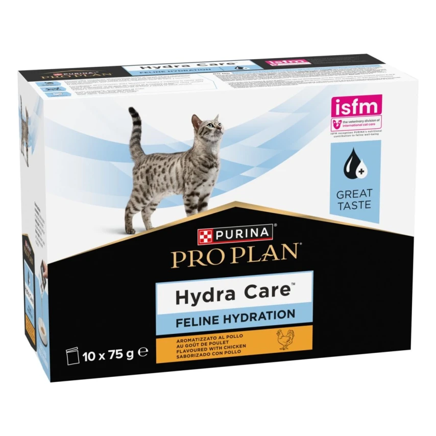 Purina Cat Hydra Care Pollo – Buste umido gatto 10x75 g