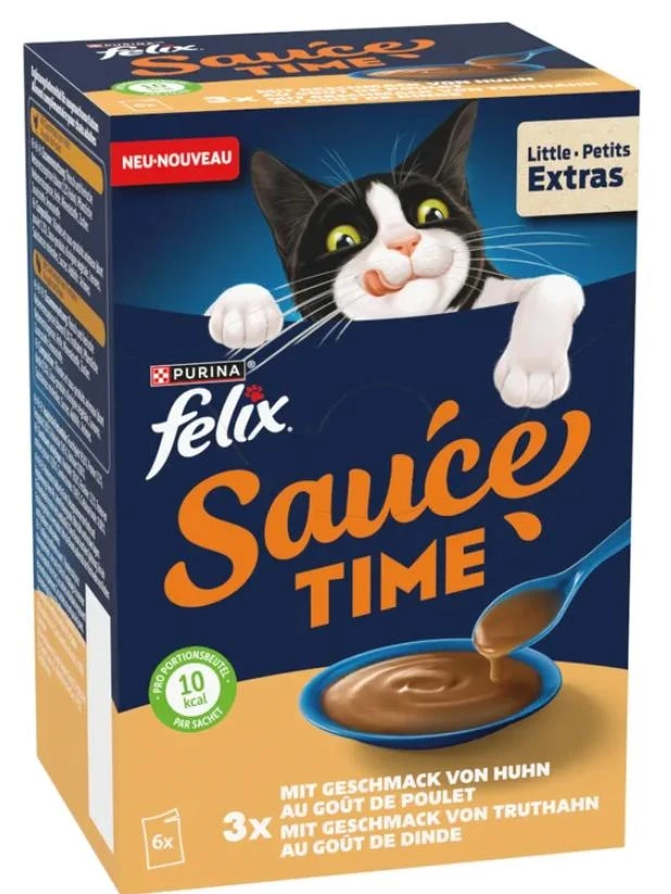 Purina Felix Sauce Time Pollo e Tacchino 6 x 40 g