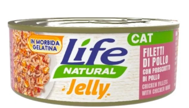 Lifecat Jelly 70g Pollo/Prosciutto - Lifepet