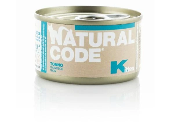 Naturalcode Kitten Tonno 85 g - Umido per gattini