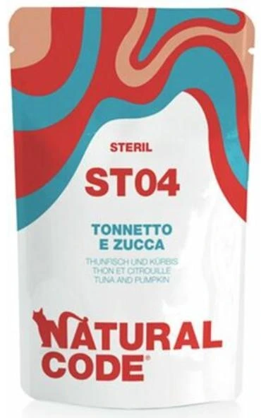 Naturalcode ST04 Steril Tonnetto e Zucca - Buste 24 x 70 g
