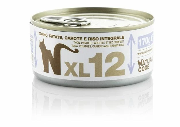 Natural Code Cat Tonno/Patate/Carote/Riso Integrale 170g
