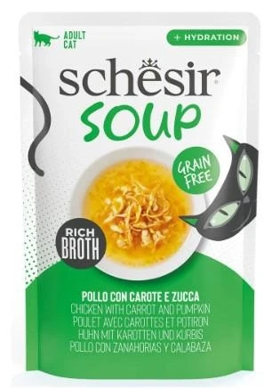 Agras Schesir Cat Soup Pollo/Zucca 12 x 40 g