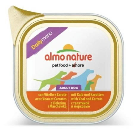 Almonature Daily Dog Vitello e Carote 32 x 100 g