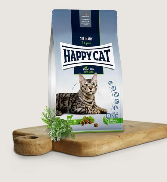 HappyCat Farm Agnello Crocchette per Gatti 1,3 kg