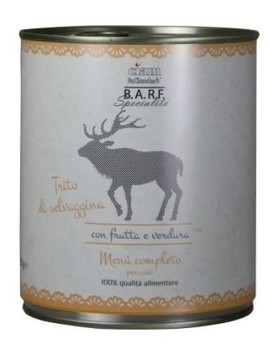 Barf Dog Menù Trito di Selvaggina 800 g