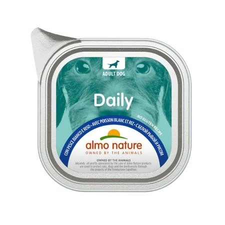 Almo Nature Daily Dog Pesce e Riso 32 x 100 g