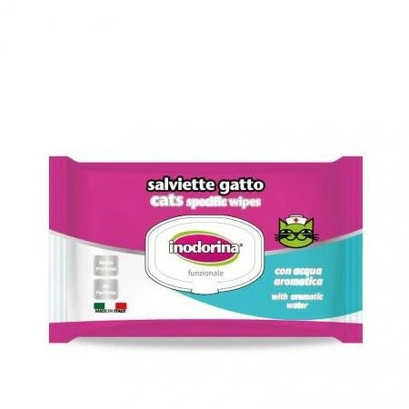 Inodorina Salviette Funzionali per Gatto - 40 pz