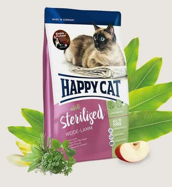 HappyCat Sterilized Agnello - Mangime secco per gatti sterilizzati