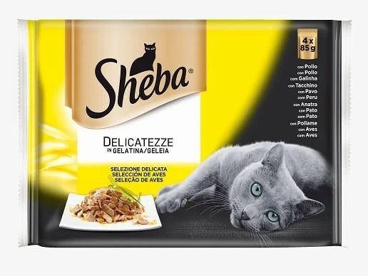 Sheba Buste Delicatezze in Gelatina Pollo 4x85