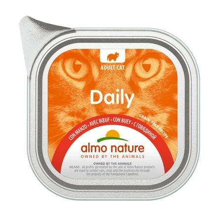 Almo Nature Daily Cat Manzo 32 x 100 g