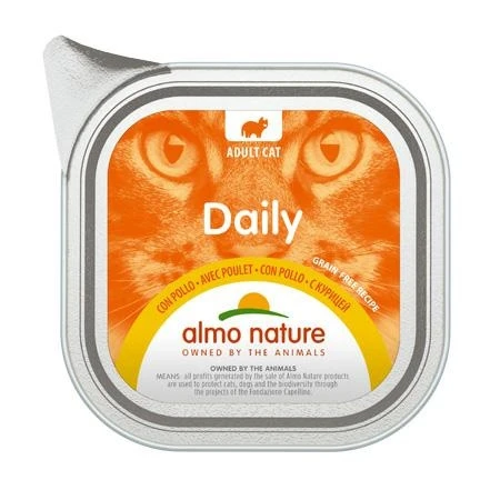 Almo Nature Daily Cat Pollo 32 x 100 g - Umido per Gatti