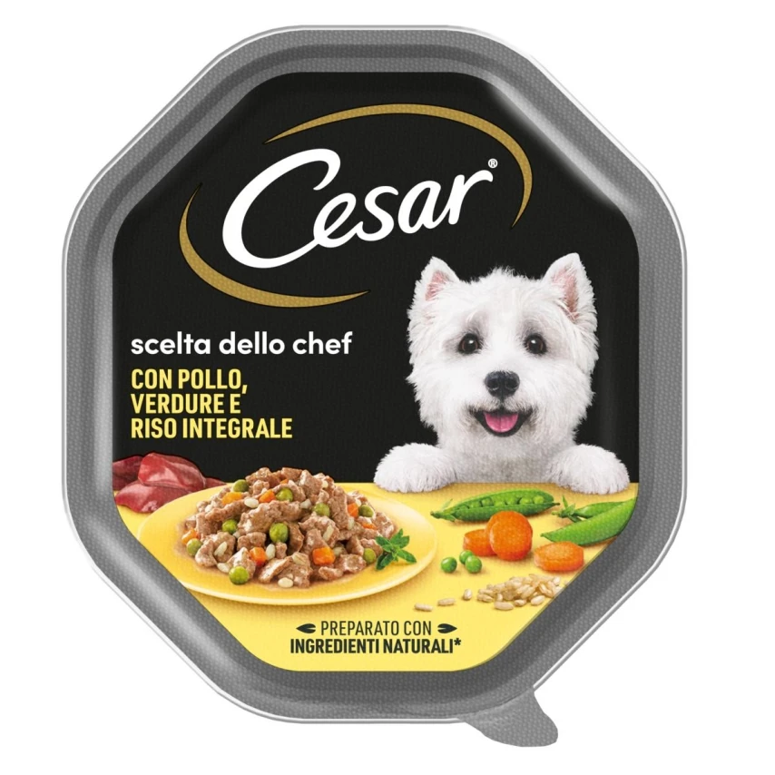 Cesar Scelta dello Chef Pollo, Riso e Verdure 14 x 150 g
