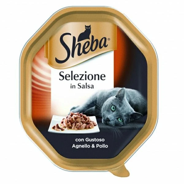 Sheba Vaschette Selezione in salsa al pollame 22 x 85 g