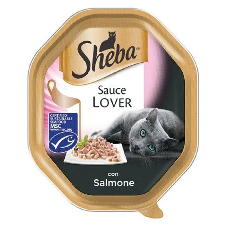 Sheba Vaschetta Lovers Salmone 22 x 85 g - Umido per Gatti