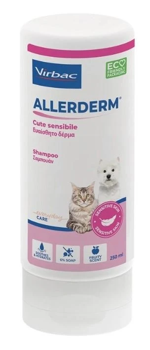 Virbac Allerderm Cute Sensibile 250 ml Cane/Gatto