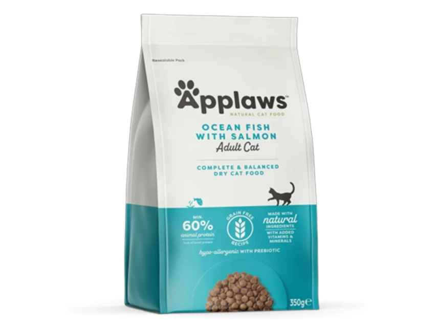 Applaws Cat Crocchette Pesce dell'Oceano e Salmone 350 g
