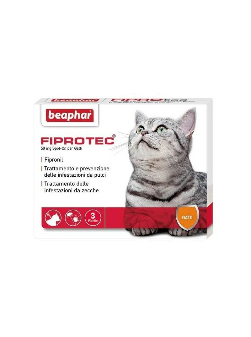 Beaphar FiproTec Gatto – 3 pipette antiparassitarie