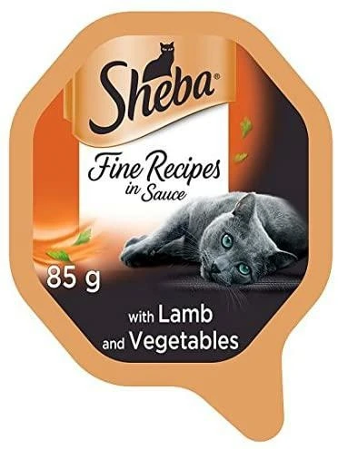 Sheba Vaschetta Creazioni Agnello e Verdure in Salsa 22 x 85 g