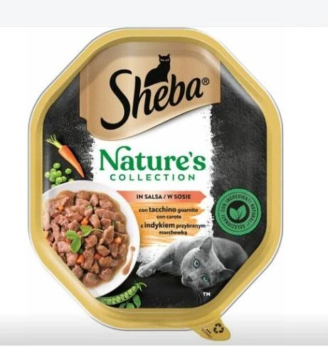Sheba Nature Collection Tacchino e Carote - 22 x 85 g