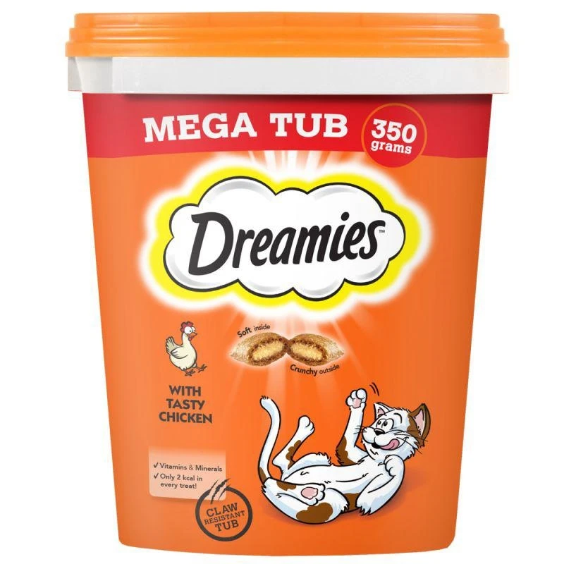 Catisfaction Mega Tub Pollo 350 g - Snack per Gatti