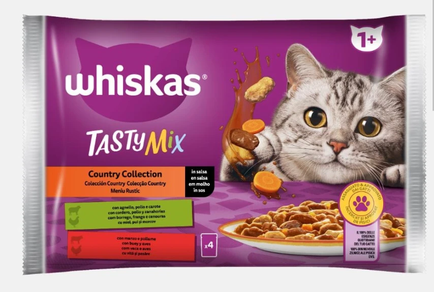 Whiskas Tasty Mix Country Collection 4 x 85 g