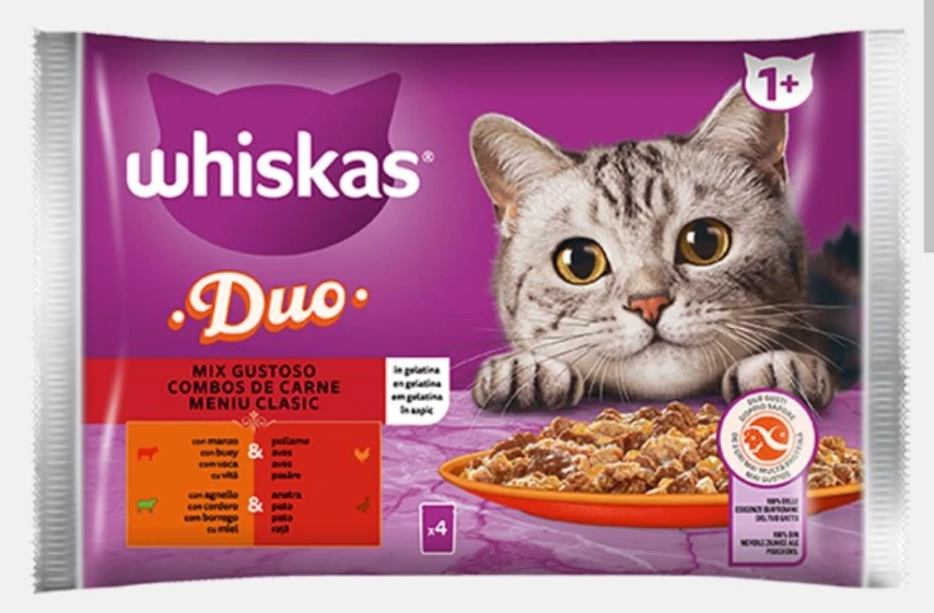 Whiskas Duo Mix Gustoso 4 x 85 g