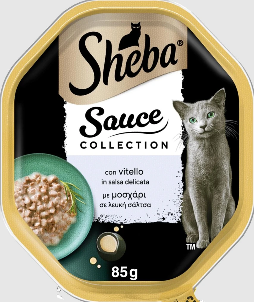 Sheba Creazioni Vitello – Vaschette per gatto 22 x 85 g