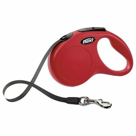 Zoolux Flexi New Classic S Fettuccia 5 m - Rosso