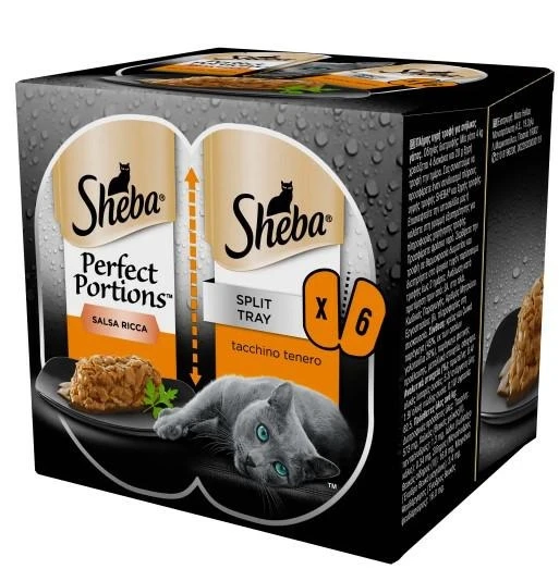 Sheba Perfect Portions in salsa al tacchino 3x2x37,5
