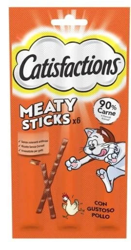 Catisfaction Meaty Sticks Pollo 6 x 5 g
