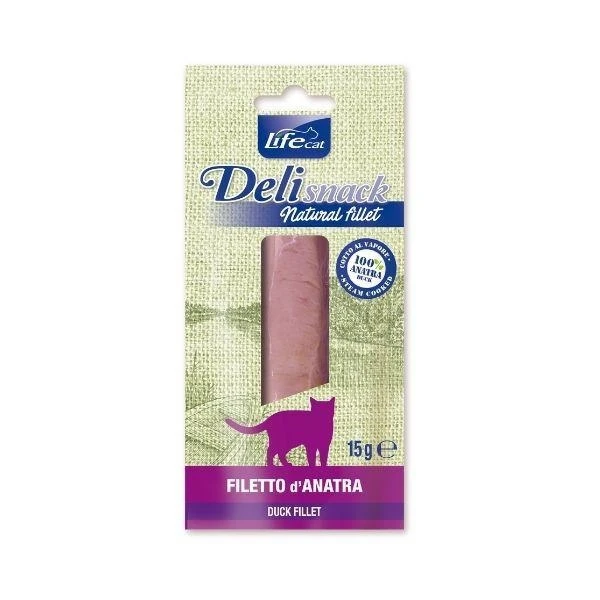 LIFEPET Lifedog Filetti Bolliti di Anatra 25 g