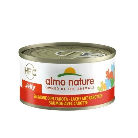 Almo Nature Salmone e Carote in Gelatina 70 g