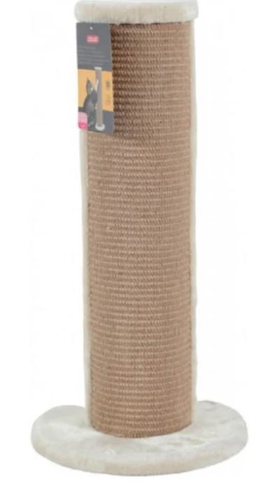 Zoolux Tiragraffi Angolare con Base Beige 64 cm per Gatti - Zolux