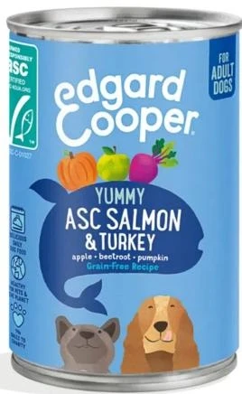 Edgard Cooper Umido Cane Salmone e Tacchino 400 g