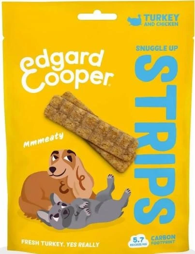Edgard Cooper Strips al Tacchino per Cani 75 g
