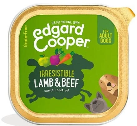 Edgard Cooper Cibo Umido Cane Agnello e Manzo 11x150 g